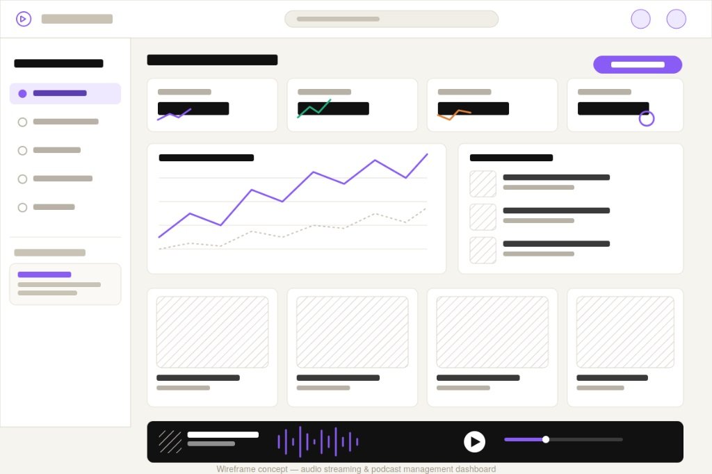 Continuous Audio & Music Streaming Platform Live Preview